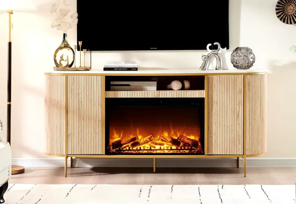 electric fireplace tv console